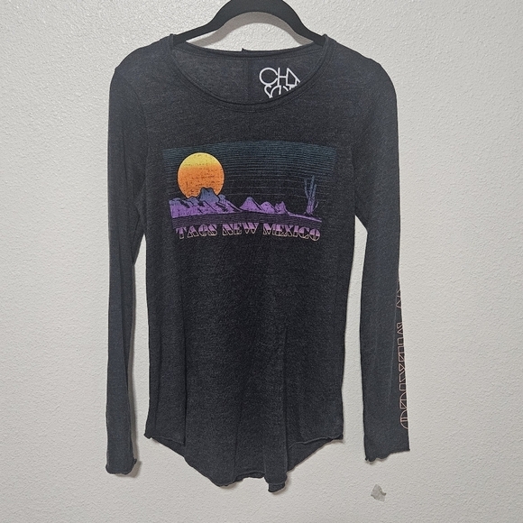 NWT Chaser graphic long sleeve top size small - Picture 1 of 11